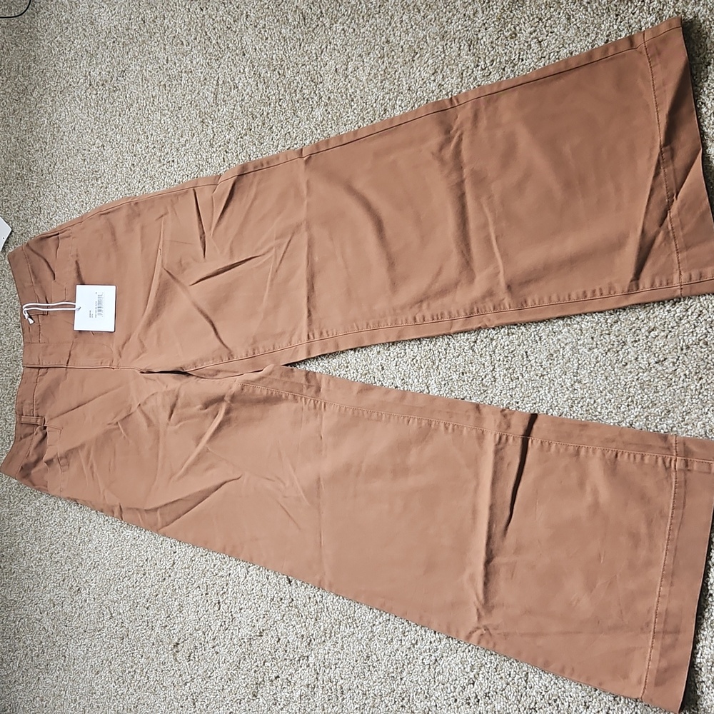 NEW PISTOLA jasmine high rise wide leg pant in sepia